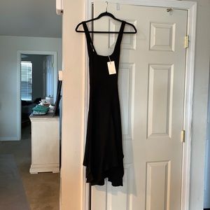 Black criss-cross dress